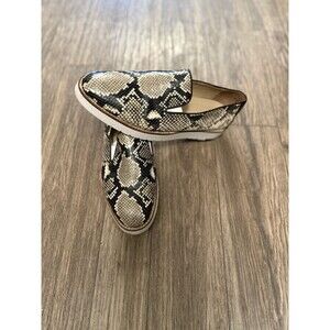 Johnston & Murphy  Snakeskin Women’s Loafers Sz 9.5 78‎ 60254